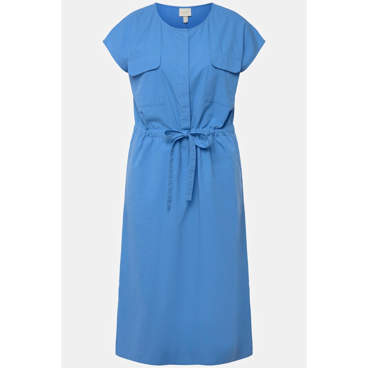 Robe midi, sans manches. Style Utility bleuet clair, ULLA POPKEN