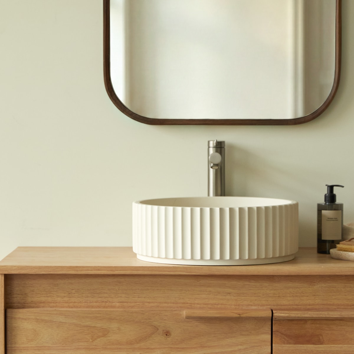 Vasque en Ciment, ZORA beige, TIKAMOON