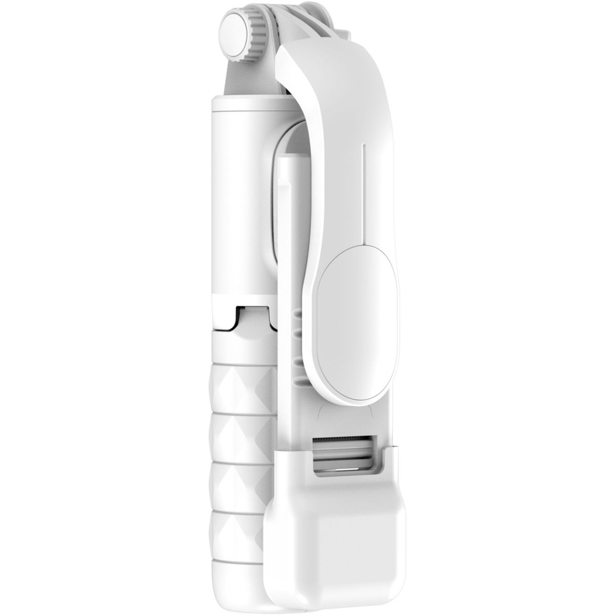 Perche à selfie Bluetooth 2 en 1 avec LED blanc couleur unique, TNB