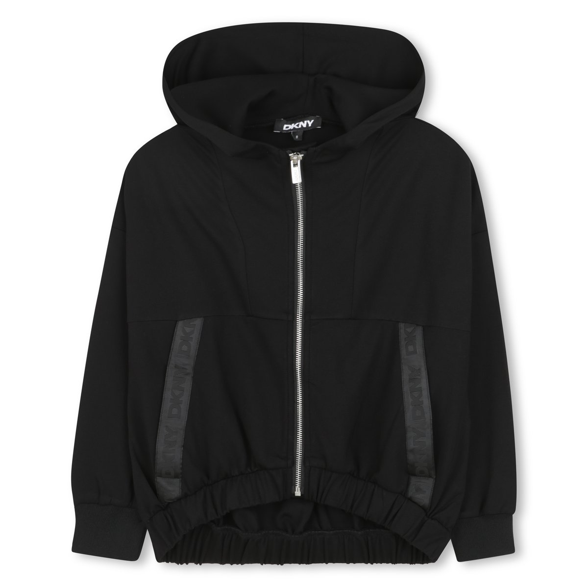 Cardigan con cappuccio black, DKNY