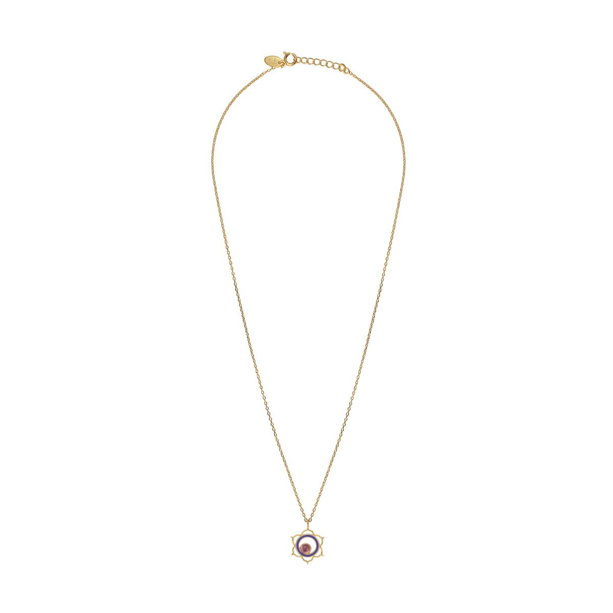 Collier chakras "i feel" amethyste violet, CAROLINE NAJMAN