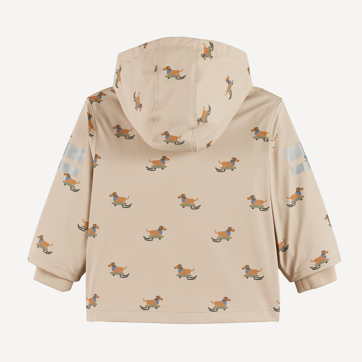 Ciré à capuche imprimé chiens imprimé beige, LA REDOUTE COLLECTIONS