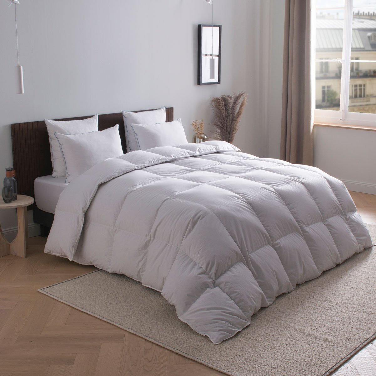 Couette Eclipse - 50% Duvet - Tempérée blanc, DROUAULT