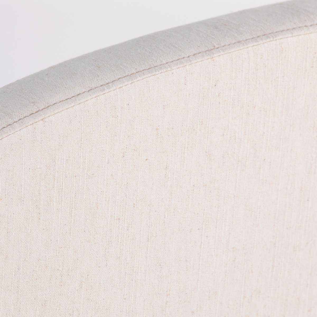 Tête de lit en coton et lin demi-lune L170cm- NOUSSA naturel, DRAWER