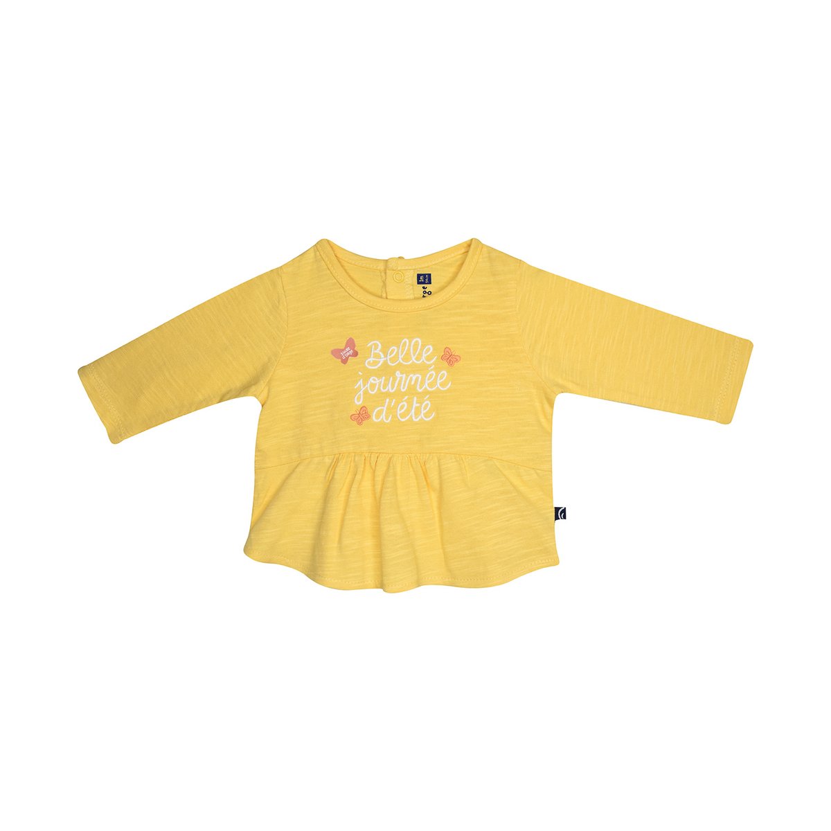 Tee shirt pantalon gabrielle manches longues naissance jaune, SUCRE D'ORGE