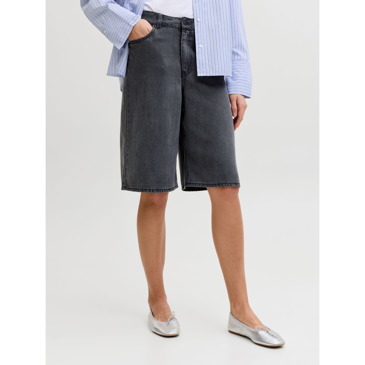 Short En Denim grise - medium grey denim 1, JJXX