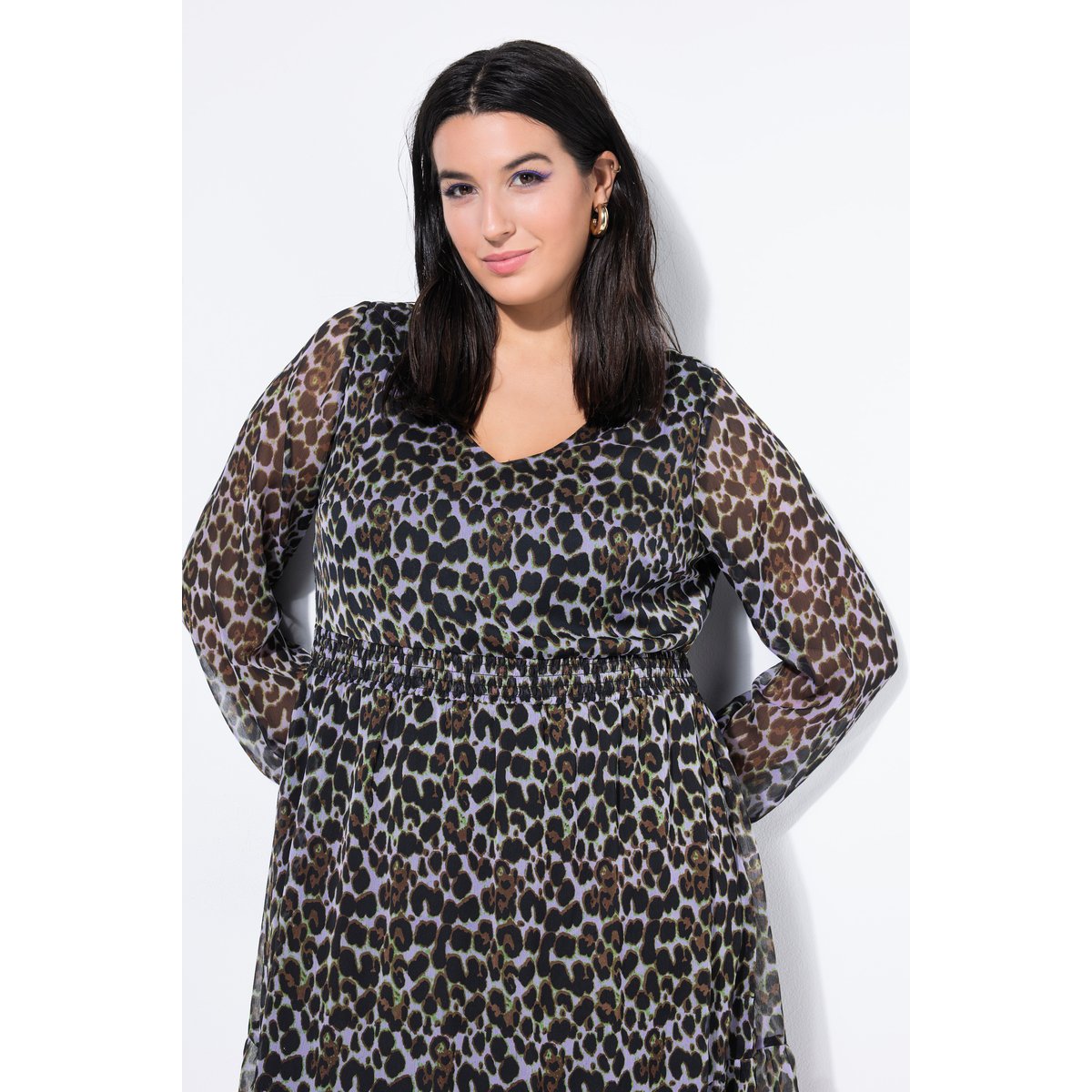 Robe midi doublée violet, STUDIO UNTOLD