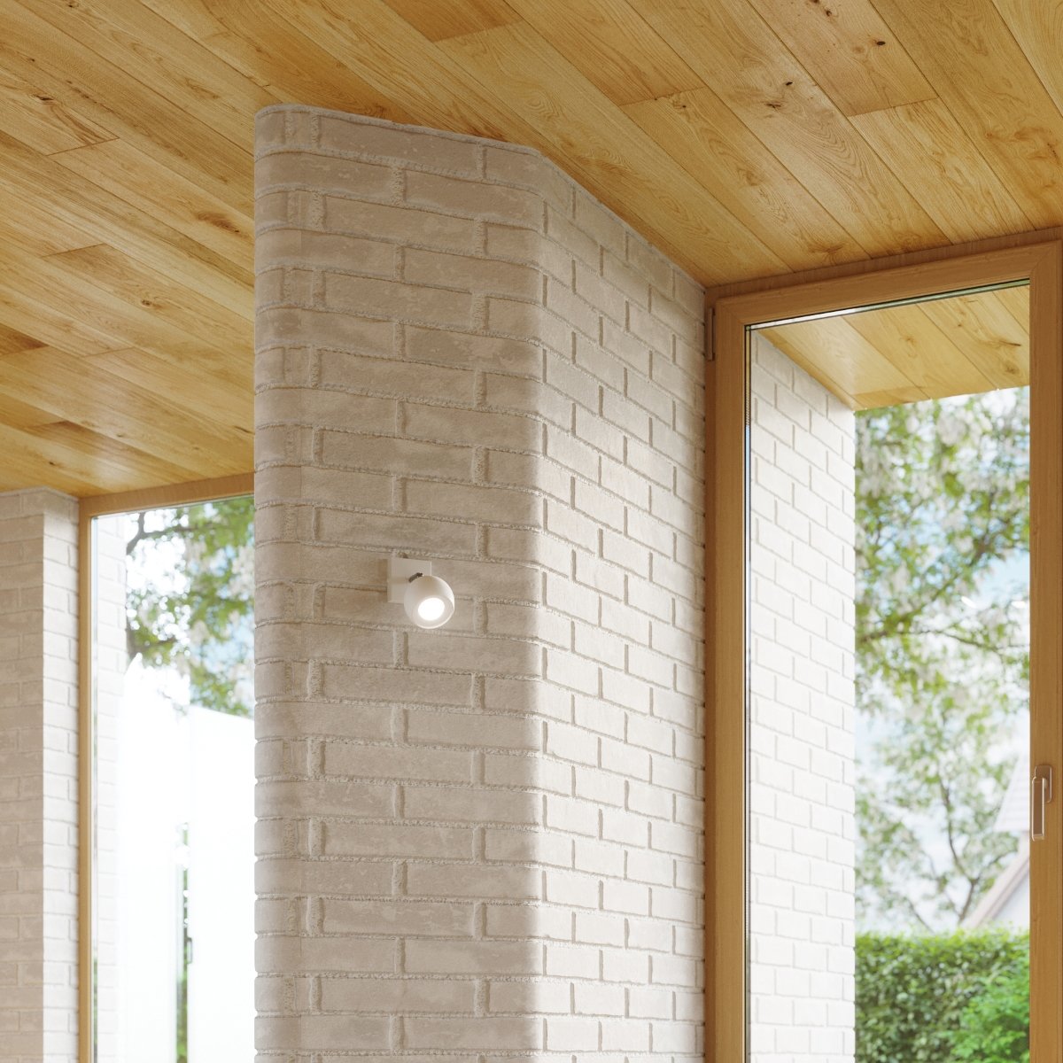 Plafonnier Acier Blanc GU10 6 Oculare blanc, EDEN