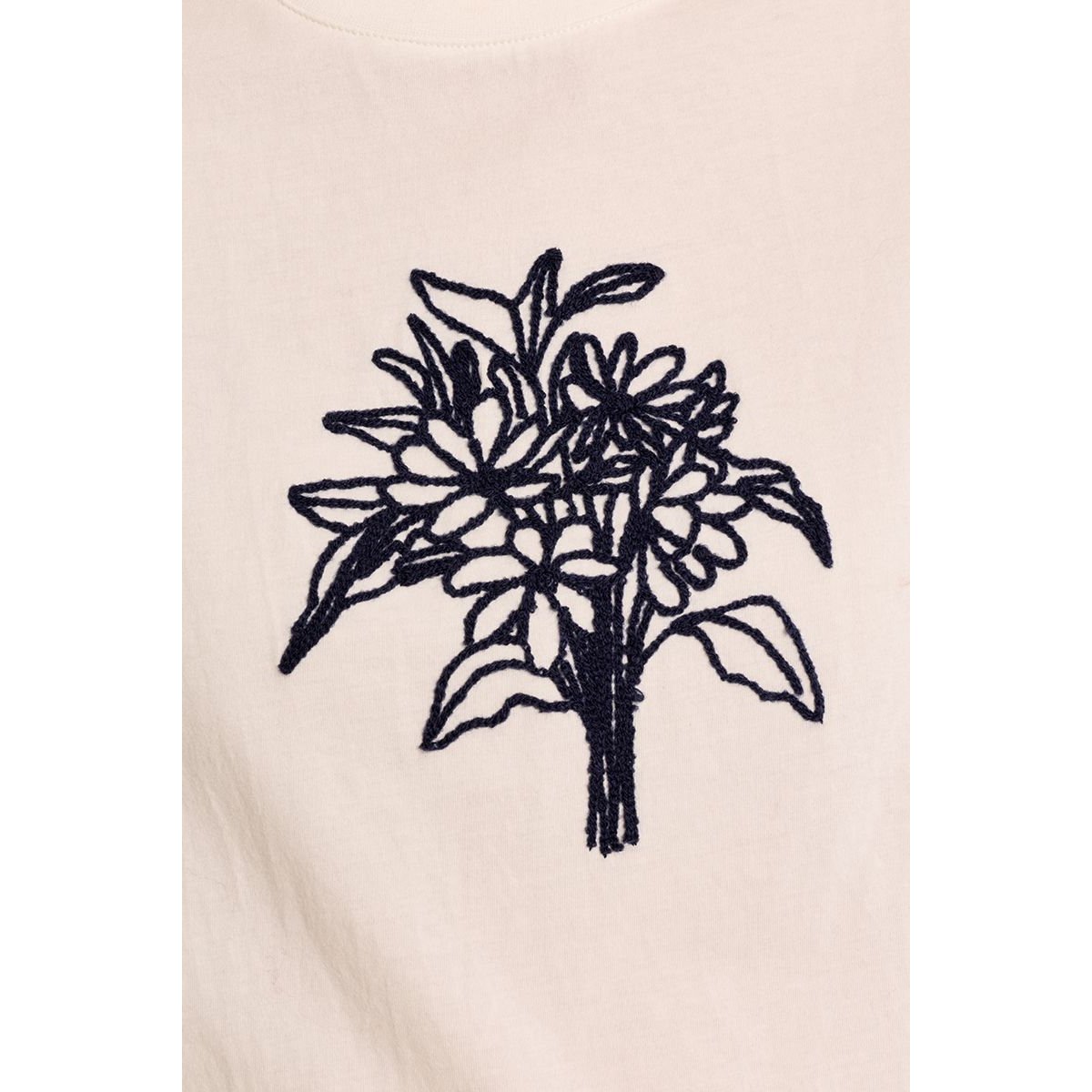 T-shirt en coton, illustré blanc, MOLLY BRACKEN