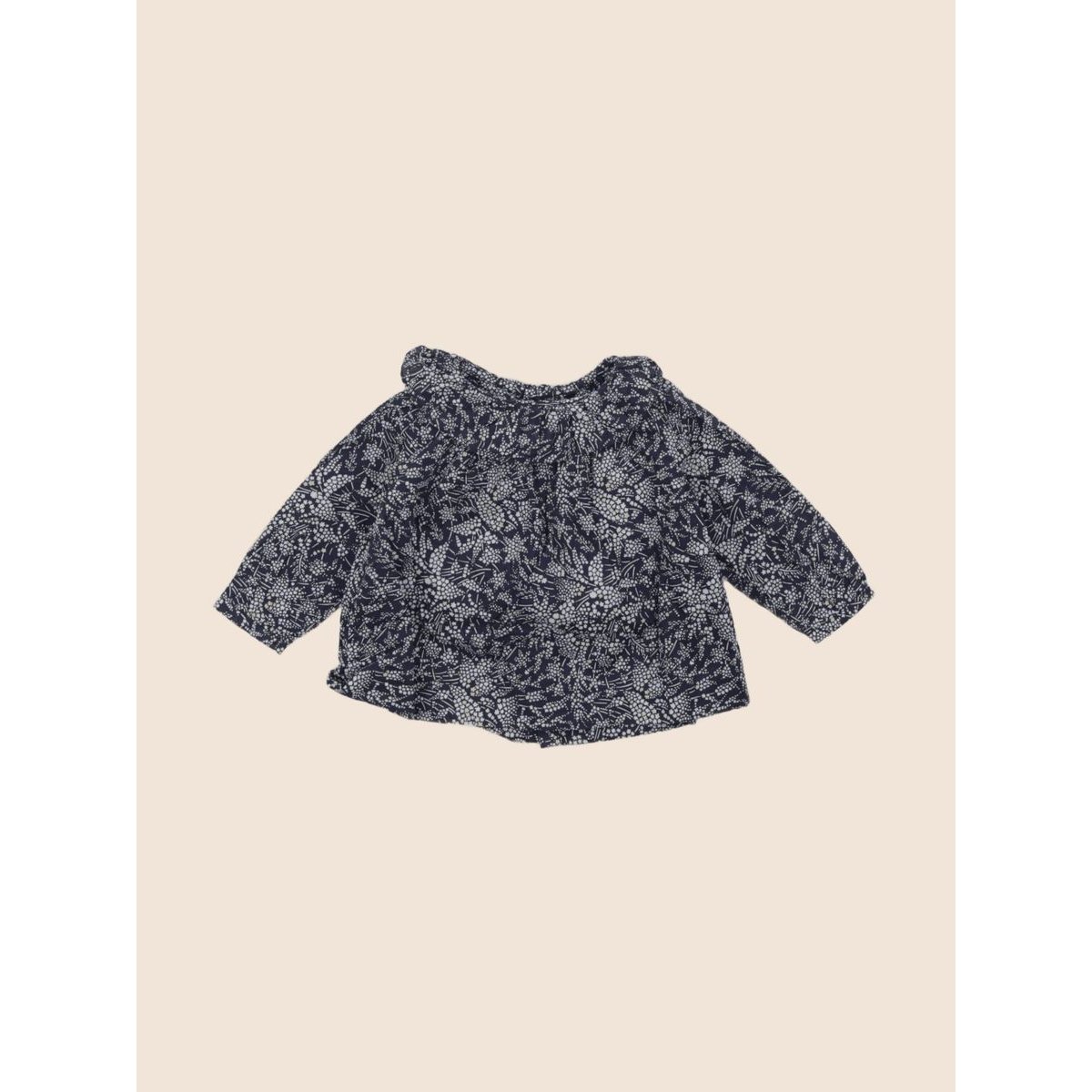 Blouse liberty - Bon état bleu, JACADI