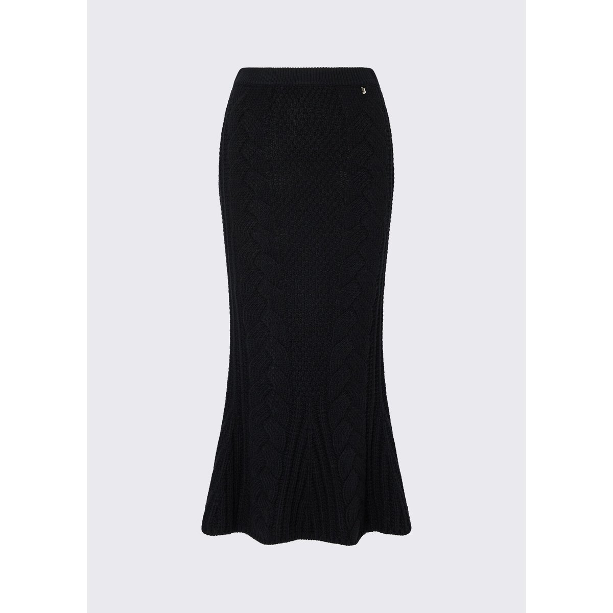 Jupe mi-longue en maille noir, LIU JO