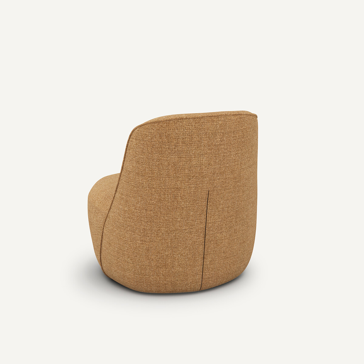 Fauteuil pivotant chenille recyclée, ROSEBURY bronze, AM.PM X EMMANUEL GALLINA