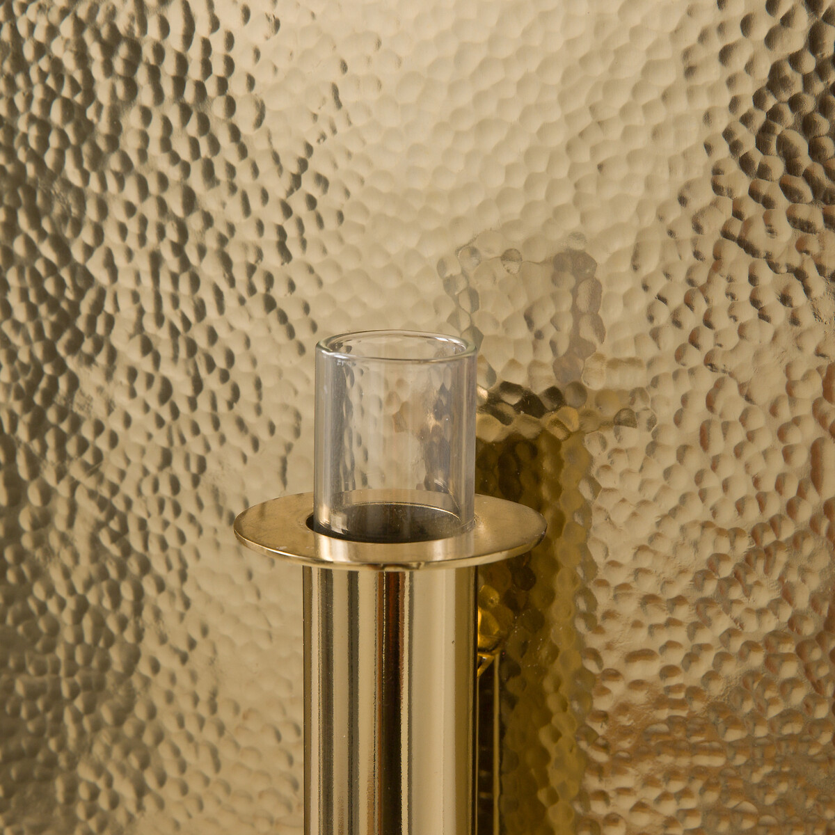 Miroir bougeoir vase mural rond, diamètre 40 cm, LUNOU laiton, AM.PM