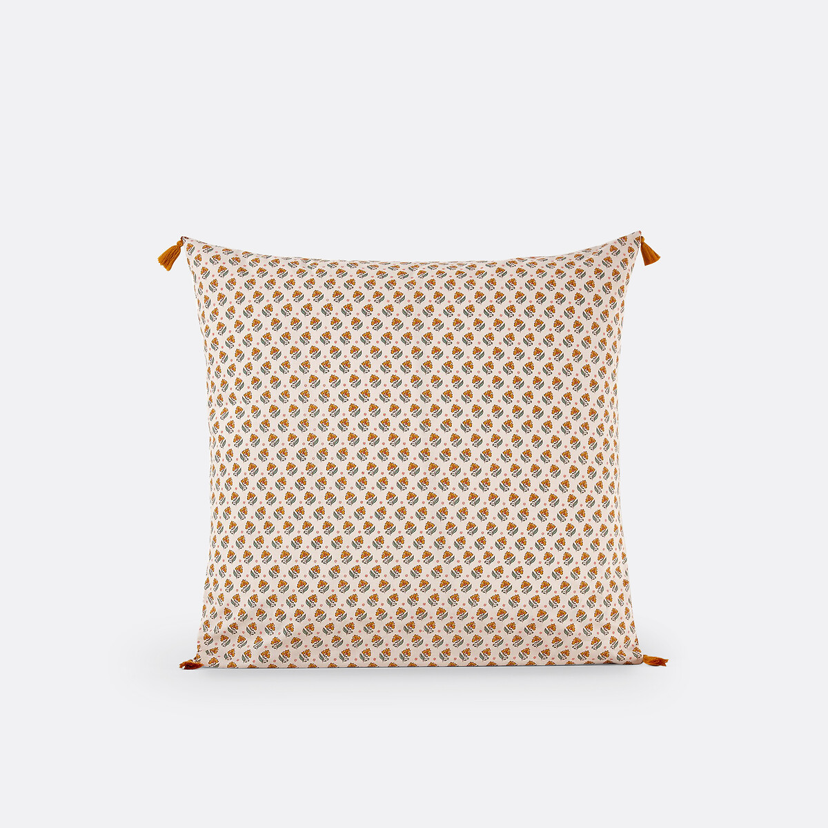 Funda de almohada de algodón, Bertille estampado rosa, LA REDOUTE INTERIEURS