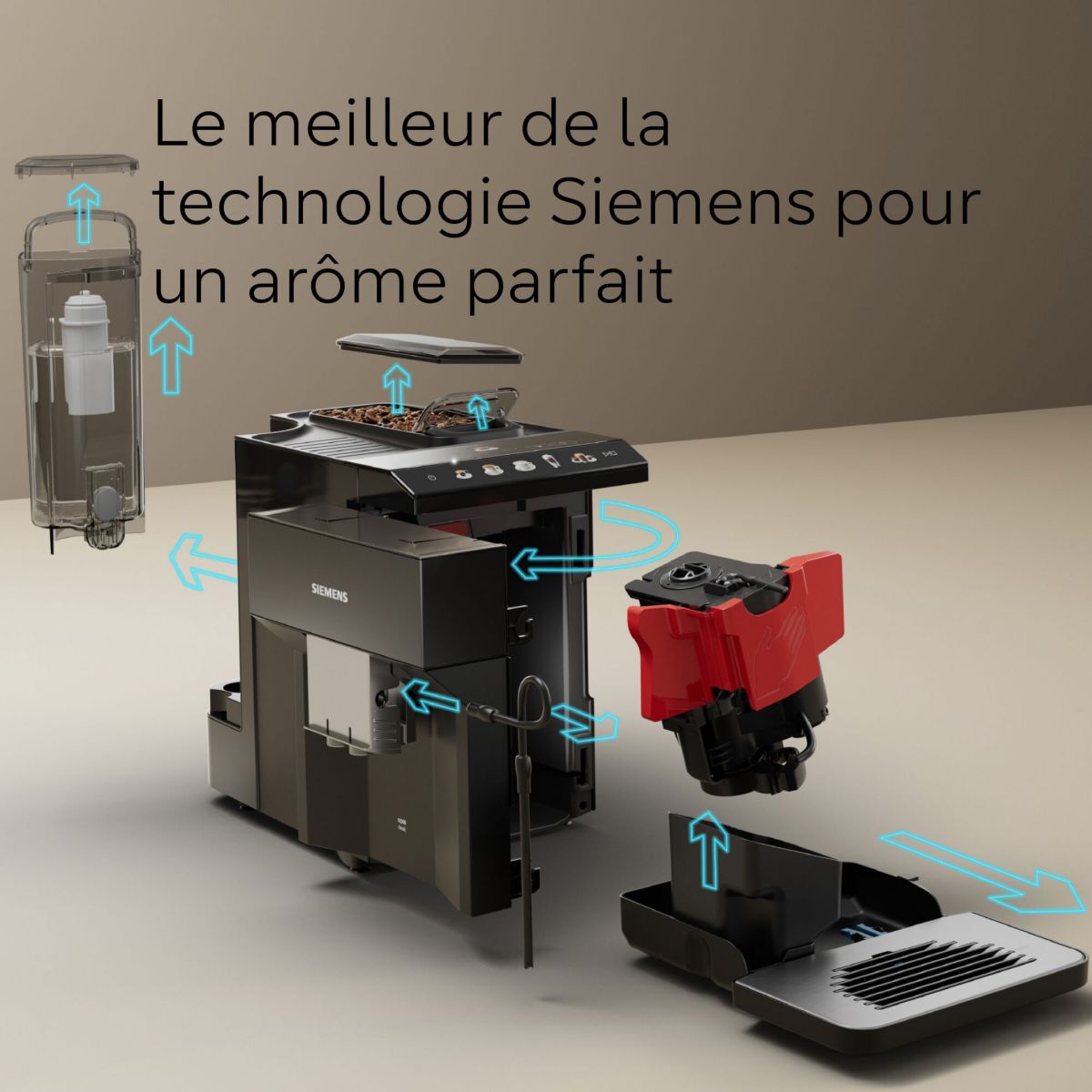 Expresso Broyeur TP513R09 couleur unique, SIEMENS