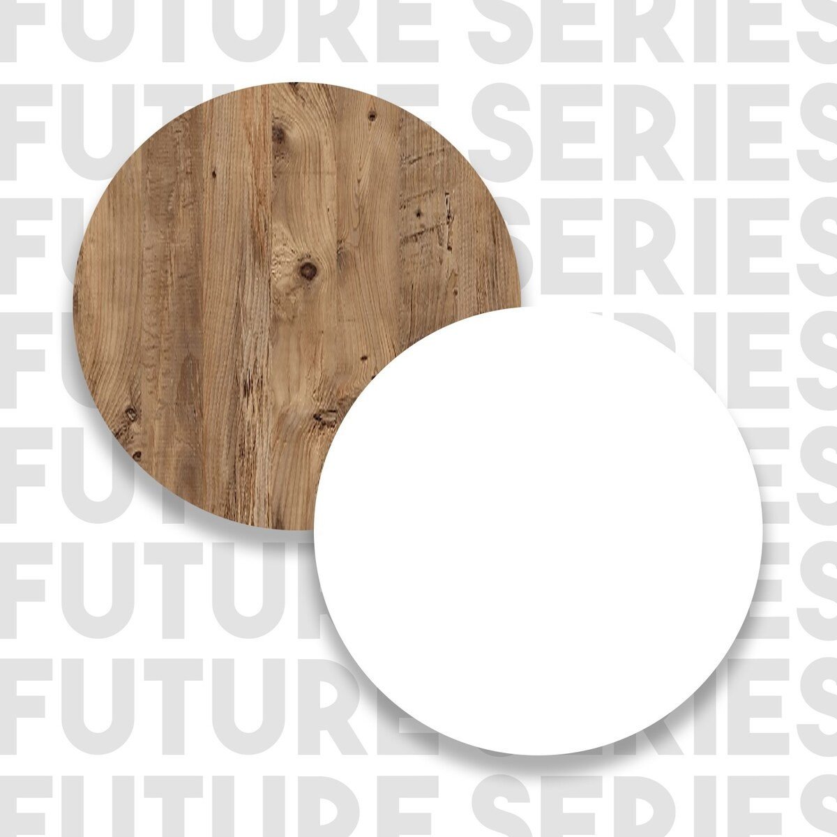 Table basse rectangulaire 1 abattant blanc et pin atlantique - L90 cm bois clair, CALICOSY