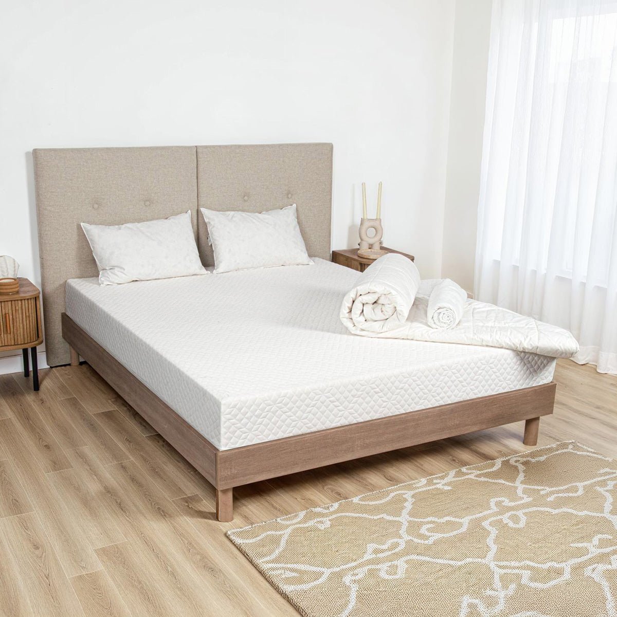 Pack Couette, Oreillers DUVET blanc, BELLECOUR