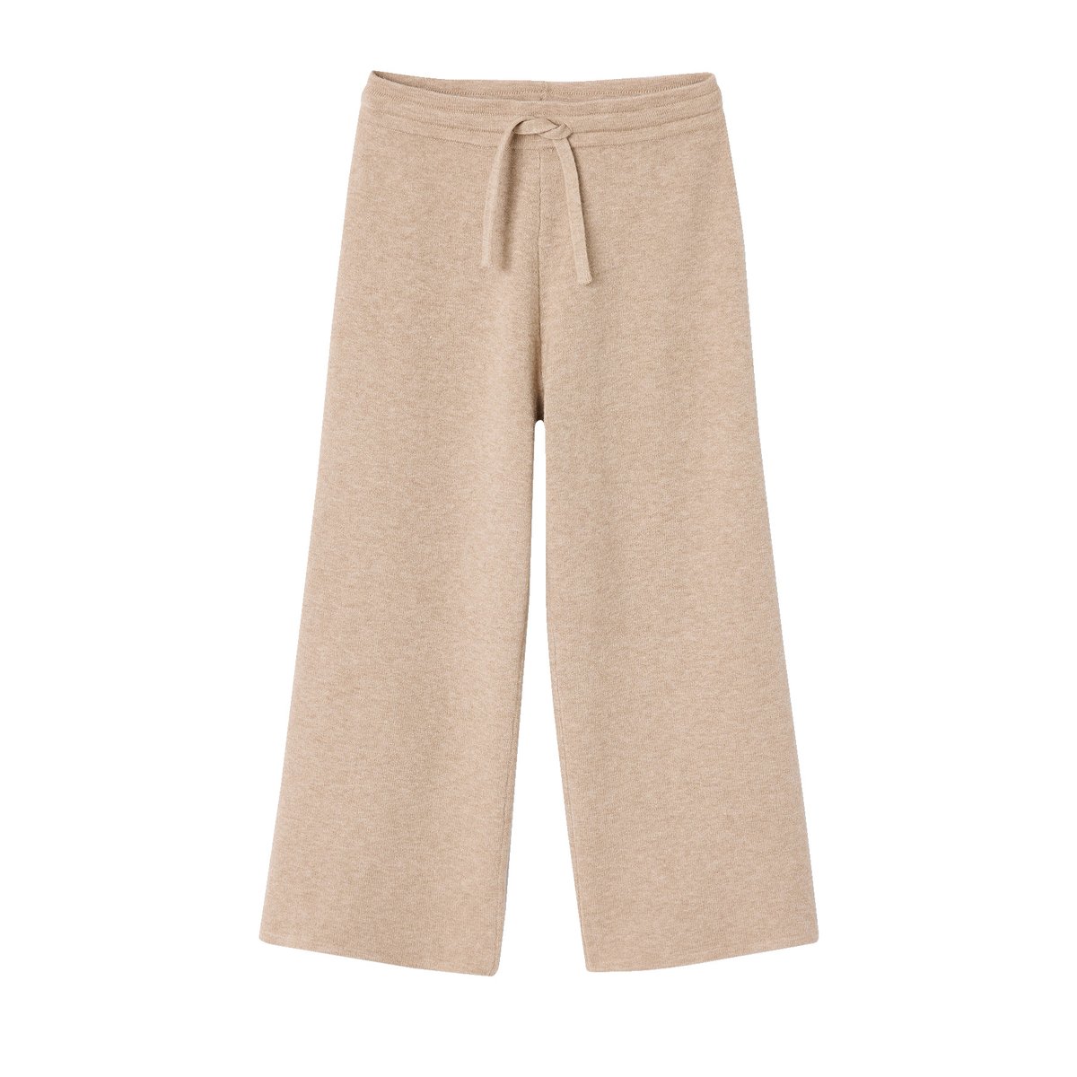 Pantalon large beige, VERTBAUDET