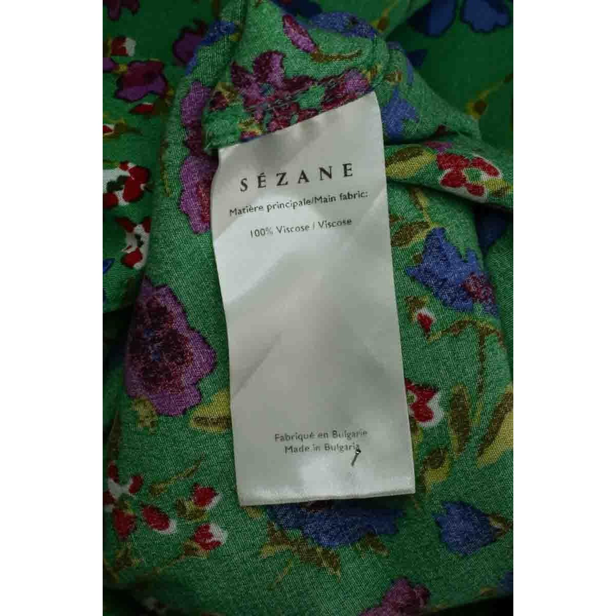 Robe - Très Bon État vert, SEZANE