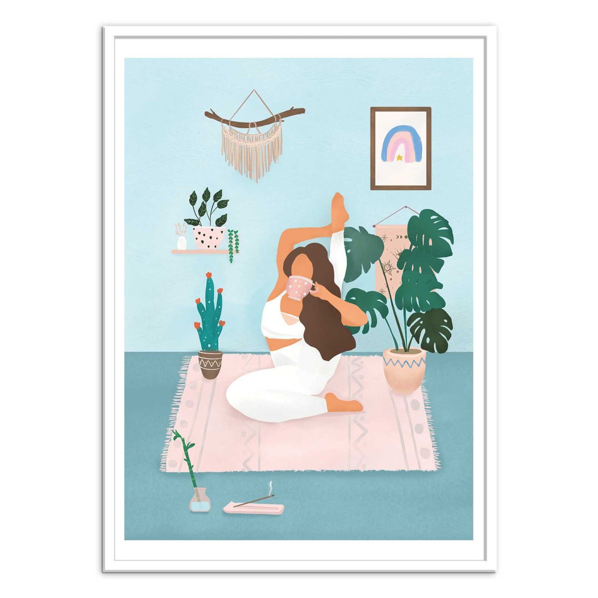 Affiche d'art - Yoga Time - Petra Lizde affiche d'art, WALL EDITIONS