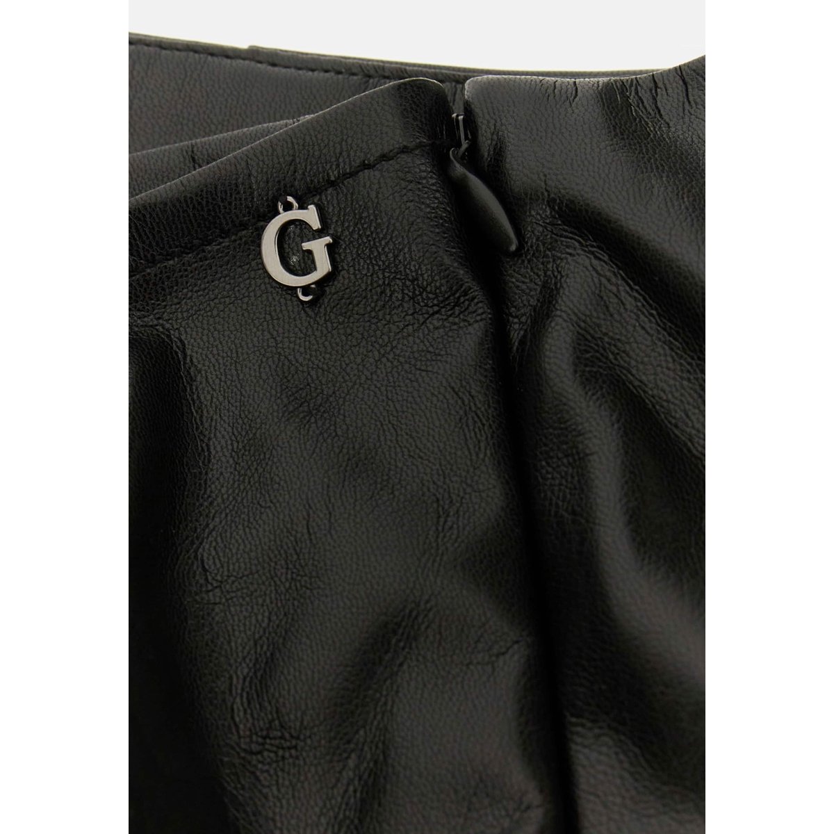 Mini-Jupe Similicuir noir, GUESS