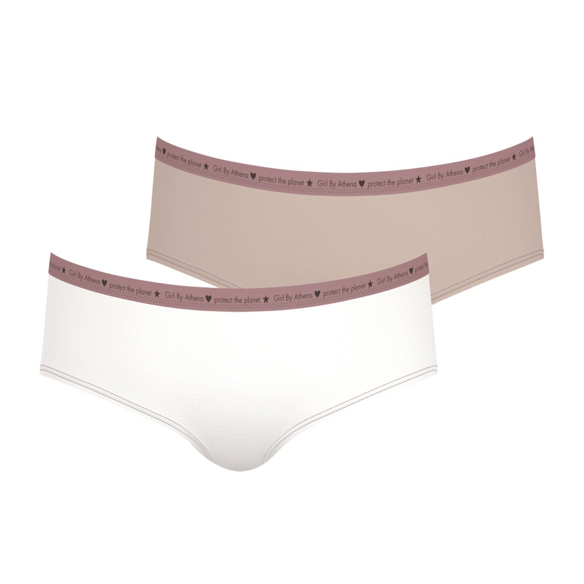 Boxers, lot de 2, MICRO RECYCLE noir-beige, ATHENA
