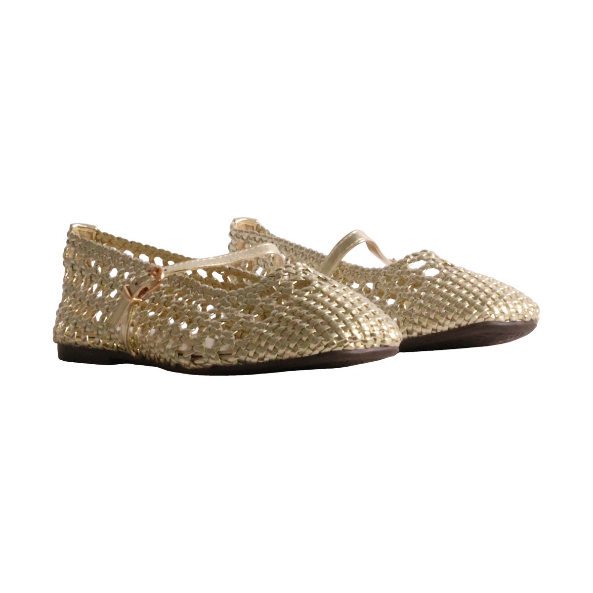Ballerine à Brides or, ENZA NUCCI