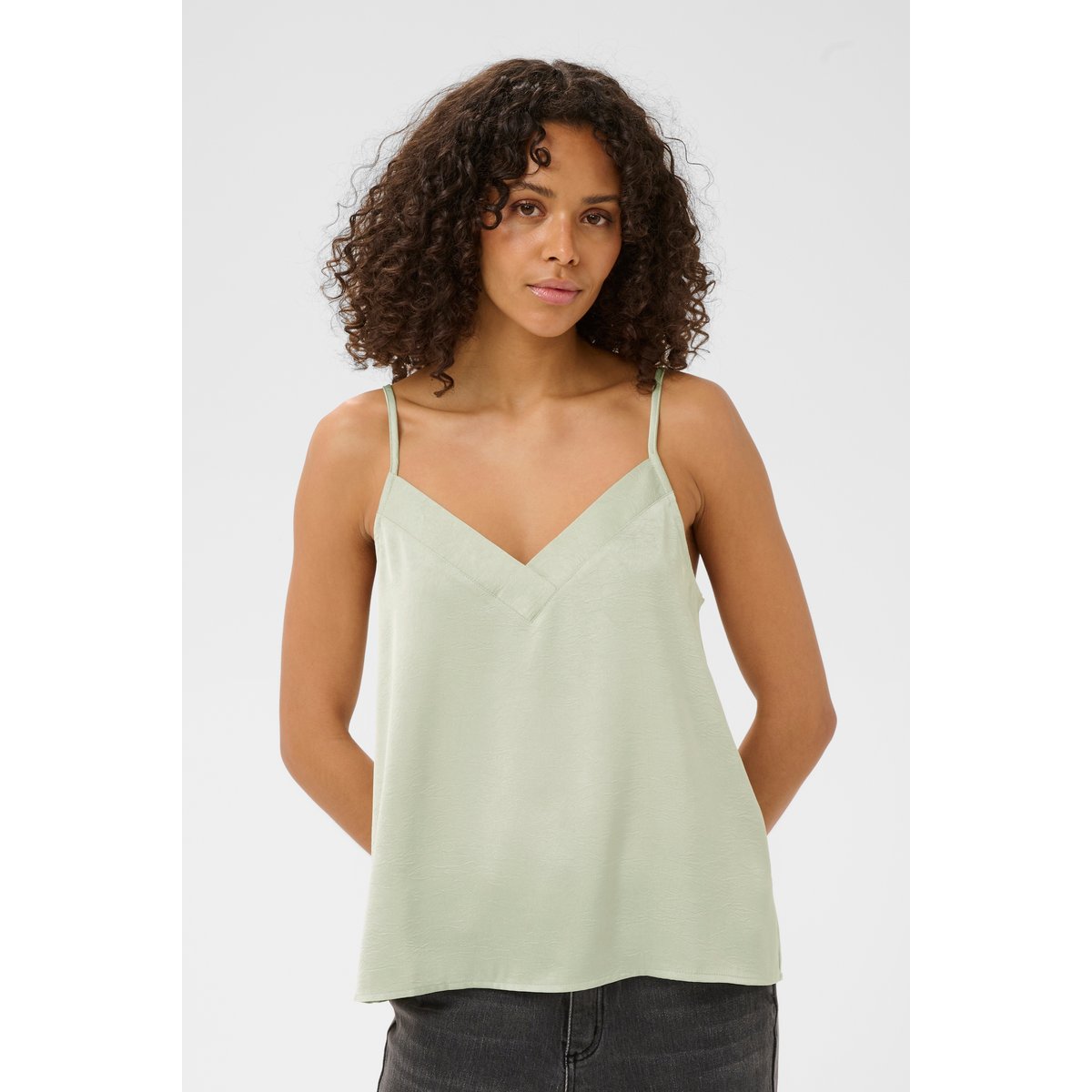 Blouse sans manches vert desert sage cc, KAFFE