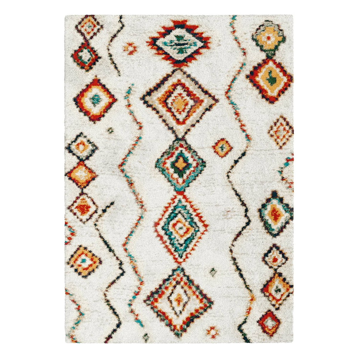 Tapis intérieur rectangulaire berbère MAGGIE multicolore, SWEEEK