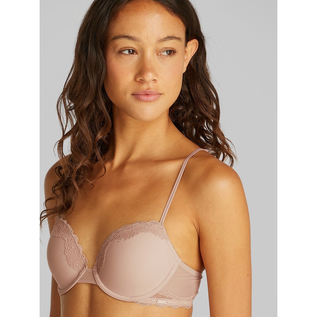 Soutien-gorge corbeille Soft Sheer Lace beige, CALVIN KLEIN UNDERWEAR