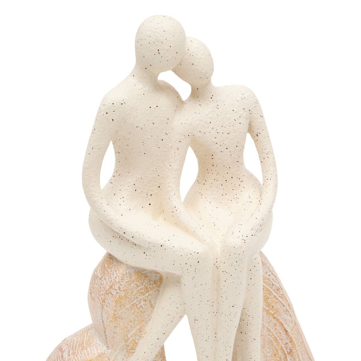 Statuette couple DENIZ beige, ATMOSPHERA