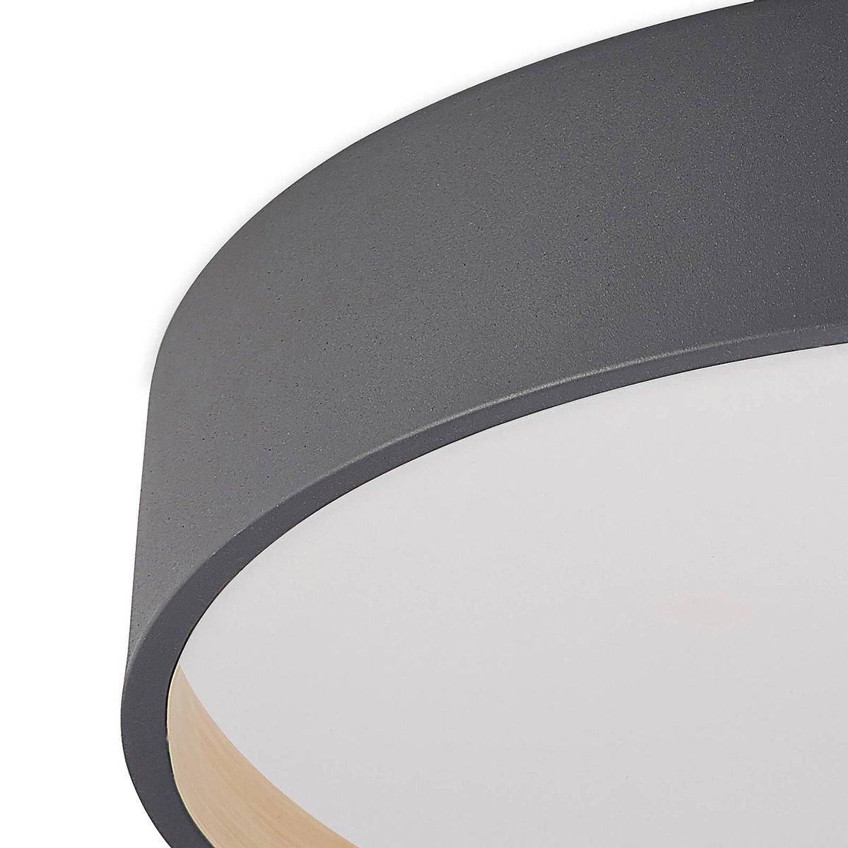 Plafonnier moderneLED, Todor anthracite, LINDBY
