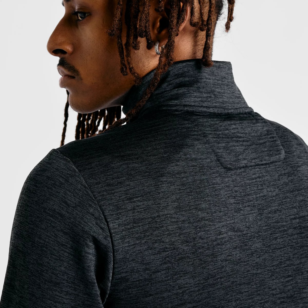 Athletics Heat Grid 1/2 Zip noir - 4bk, NEW BALANCE