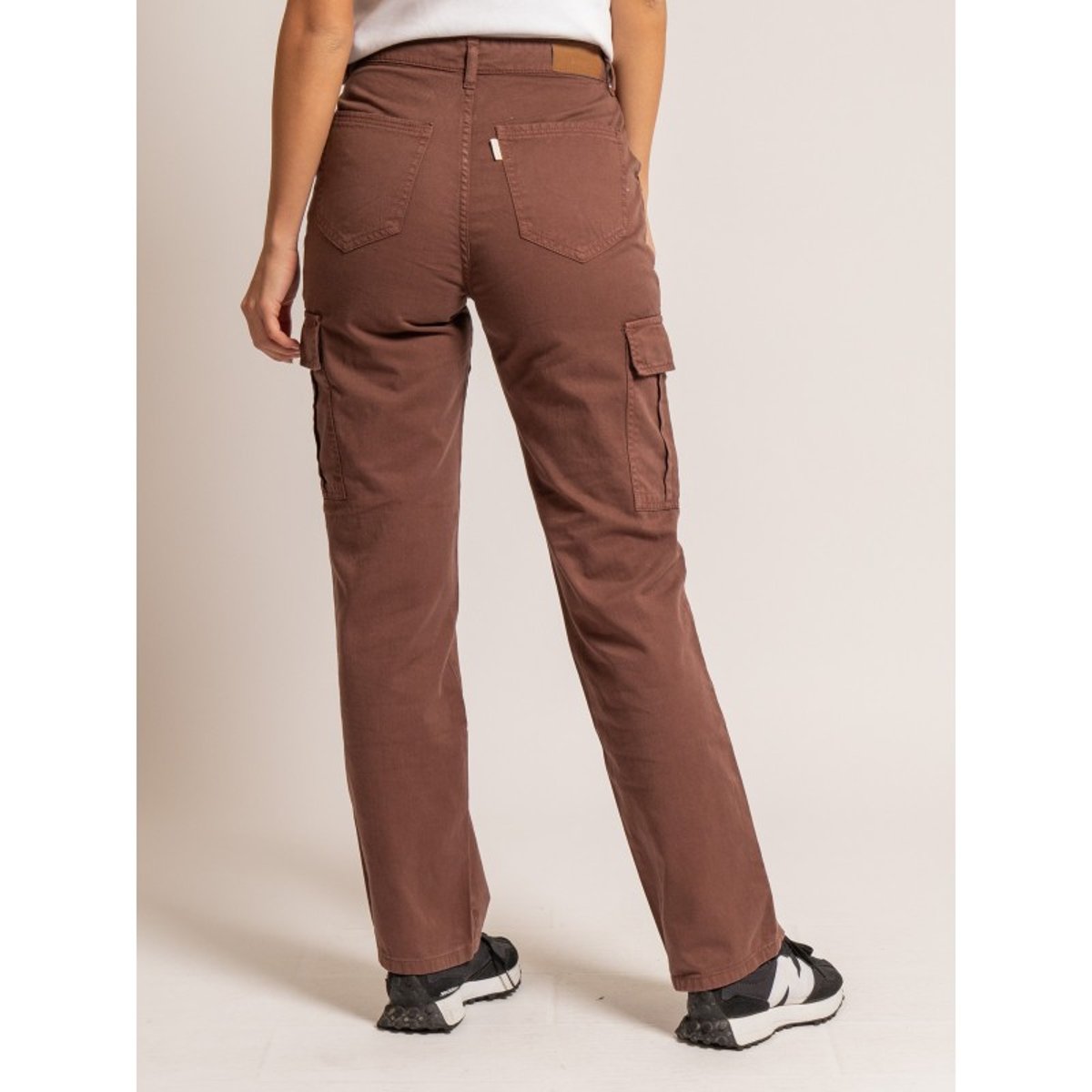 Pantalon Cargo Electra marron, DONA LISA