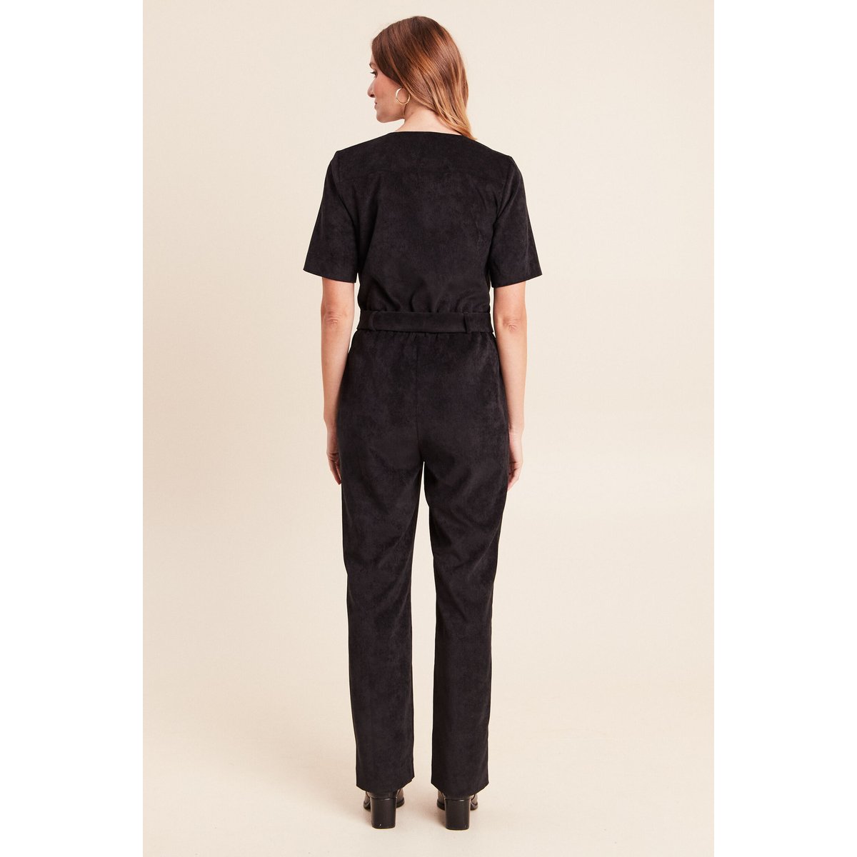 Combinaison en velours noir, BREAL