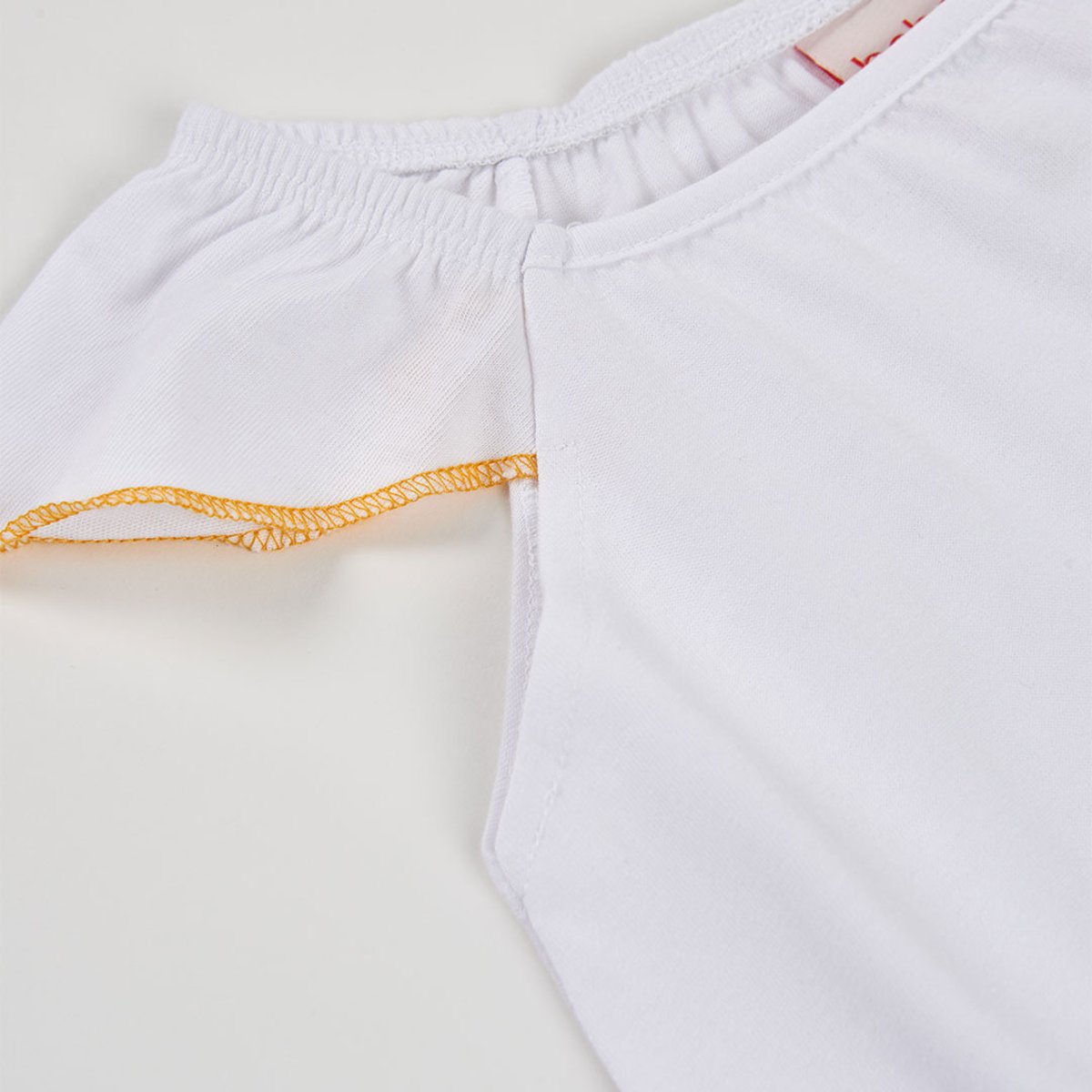 Robe coton imprimé arc-en- pour fille blanc, BOBOLI