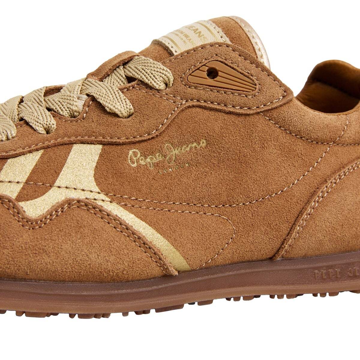 Daze - Baskets Classiques En Daim brun tabac, PEPE JEANS
