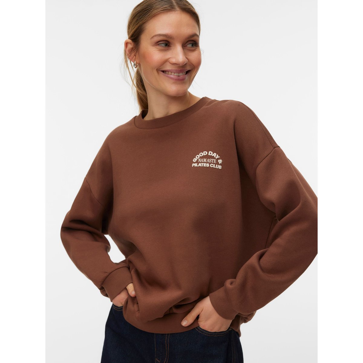 Sweat-Shirt cocoa brown, VERO MODA