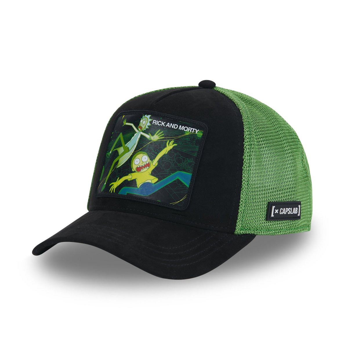 Casquette Rick et Morty noir/vert, CAPSLAB