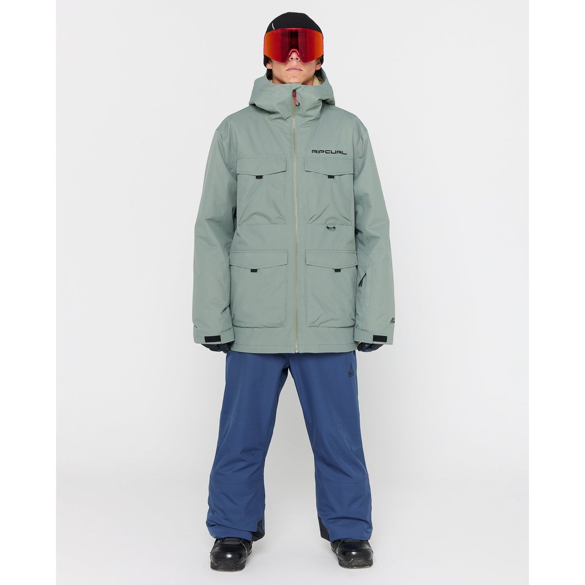 Veste de ski ANTI-SERIES Pinna 10K/10K vert cactus, RIP CURL