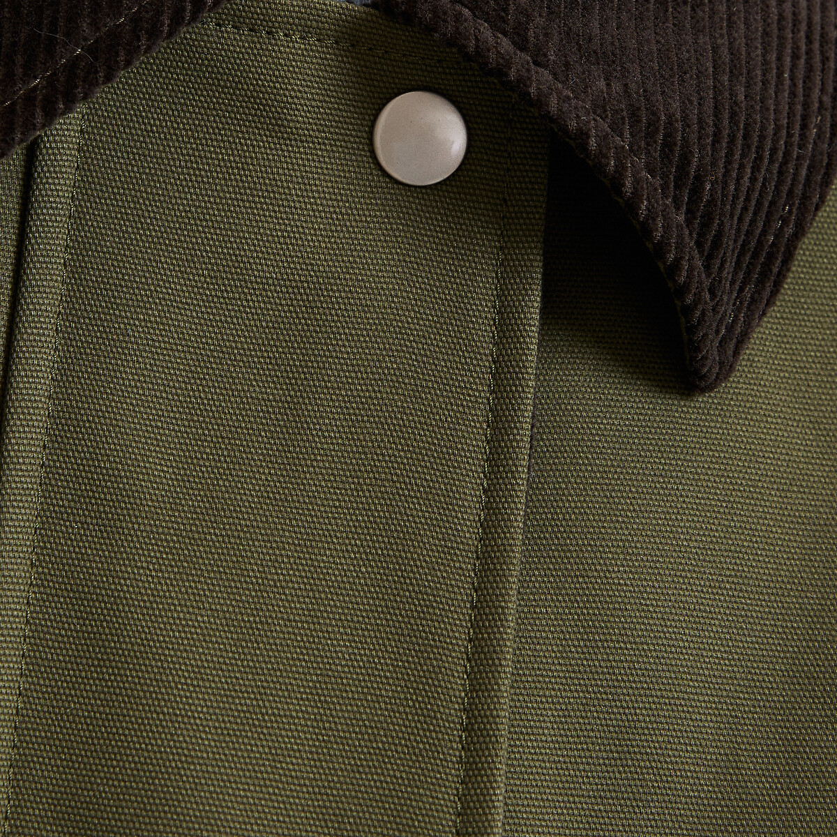 Mid-Length Coat with Zip Fastening khaki green, LA REDOUTE COLLECTIONS