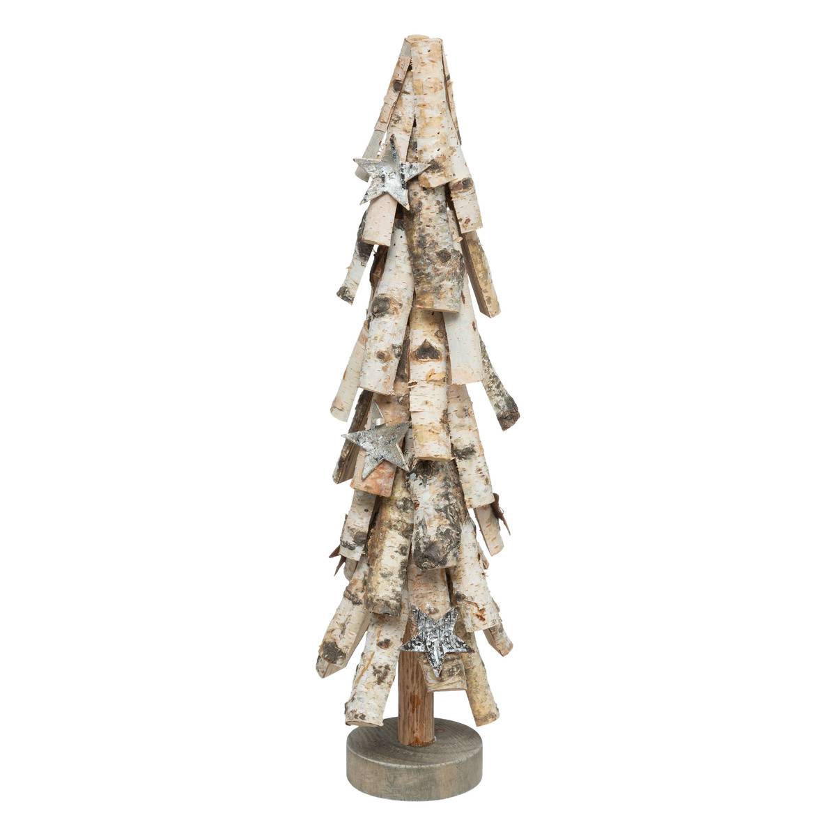 Sapin H54 cm bois blanc, FEERIC LIGHTS & CHRISTMAS