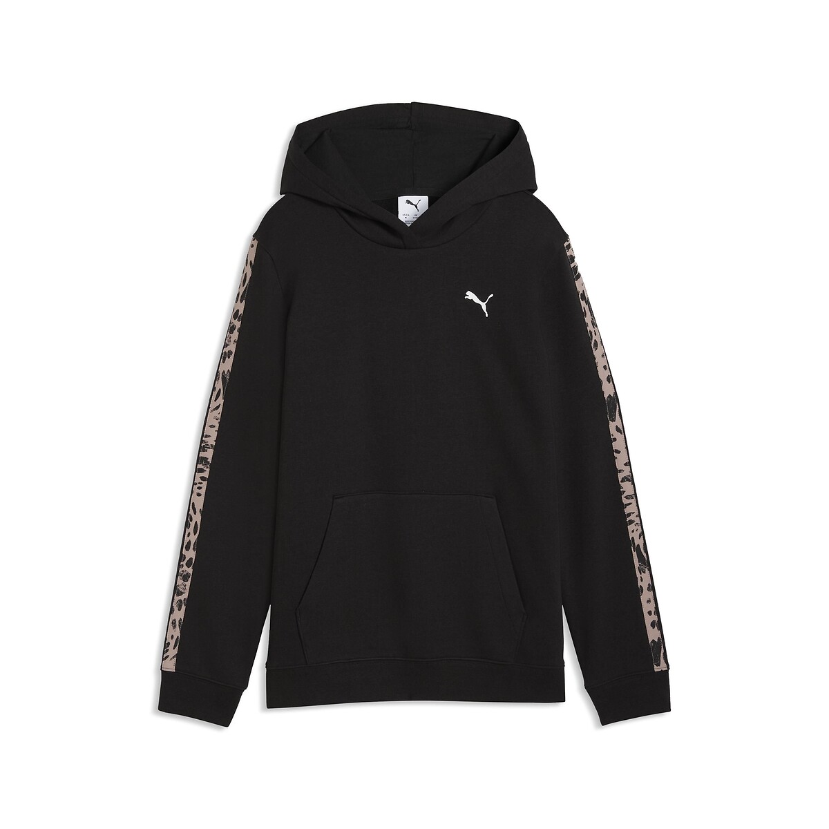Sweat à capuche en molleton noir, PUMA