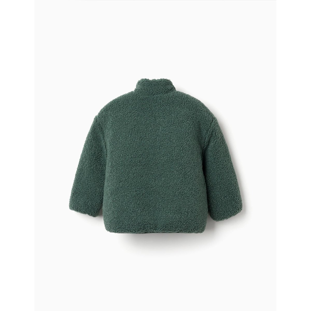Doudoune réversible avec sherpa vert foncé, ZIPPY