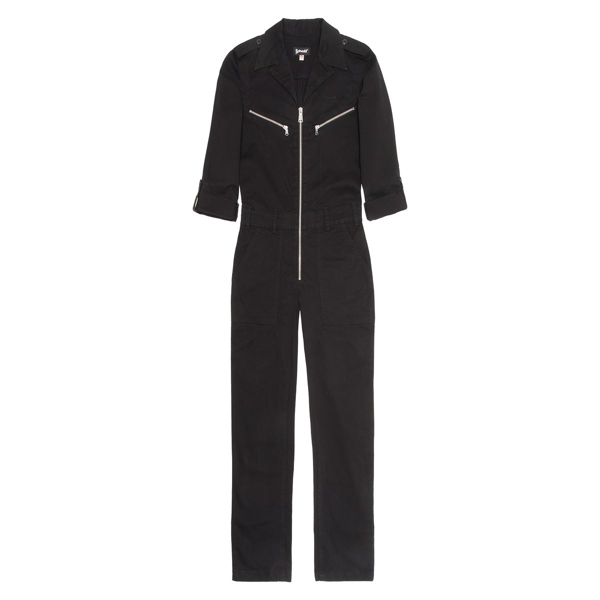 Combinaison slim souple et confortable noir, SCHOTT