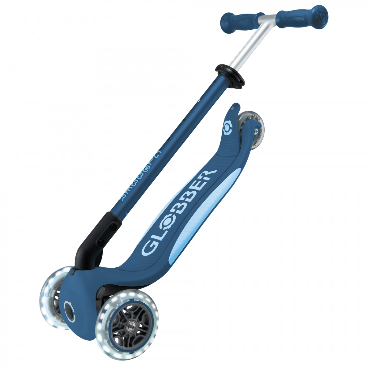 Trottinette ELITE LIGHTS bleu pétrole, GLOBBER