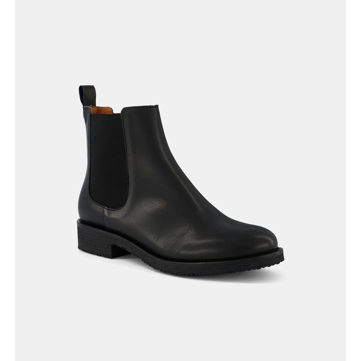 Bottines chelsea plates camille cuir noir, GALERIES LAFAYETTE