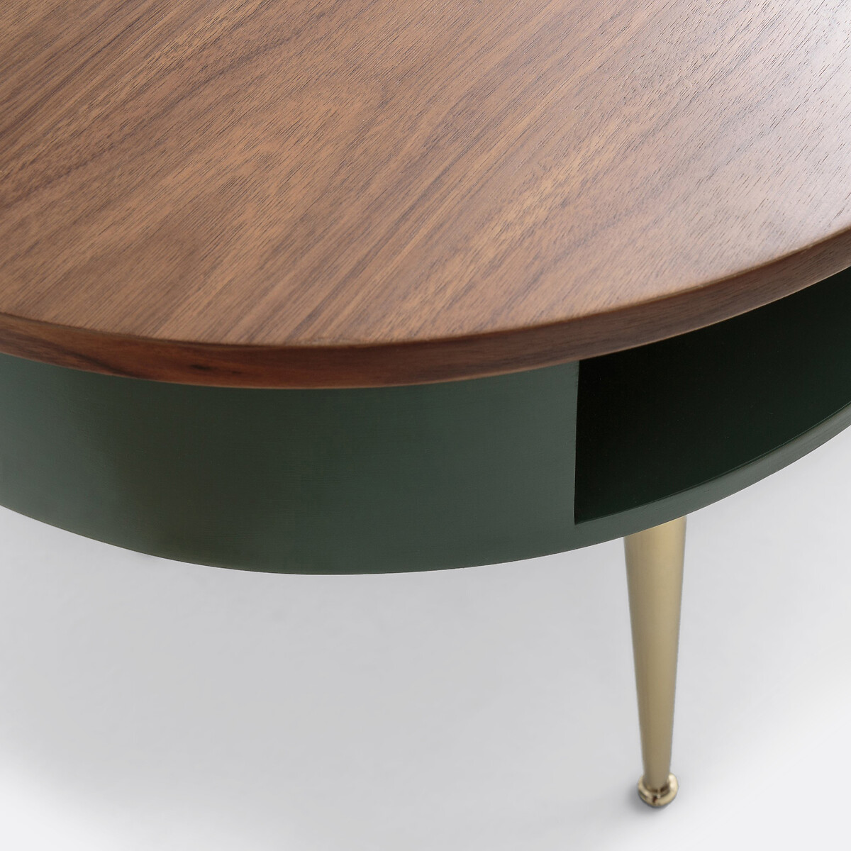 Table basse TOPIM vert/noyer, LA REDOUTE INTERIEURS
