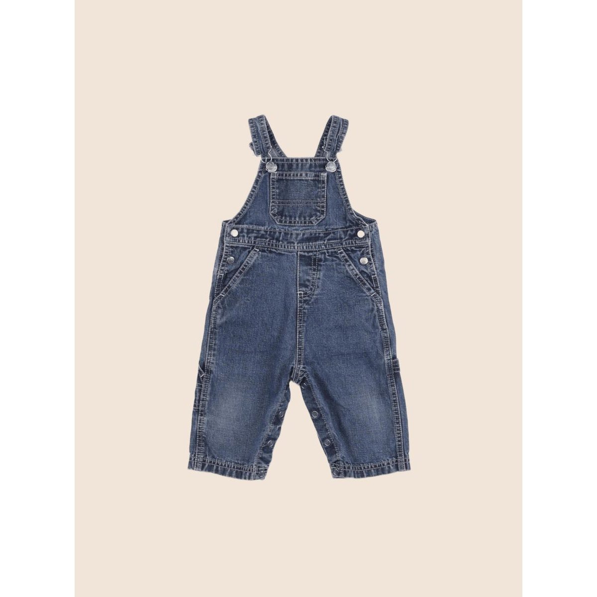 Salopette - Très bon état bleu, PETIT BATEAU