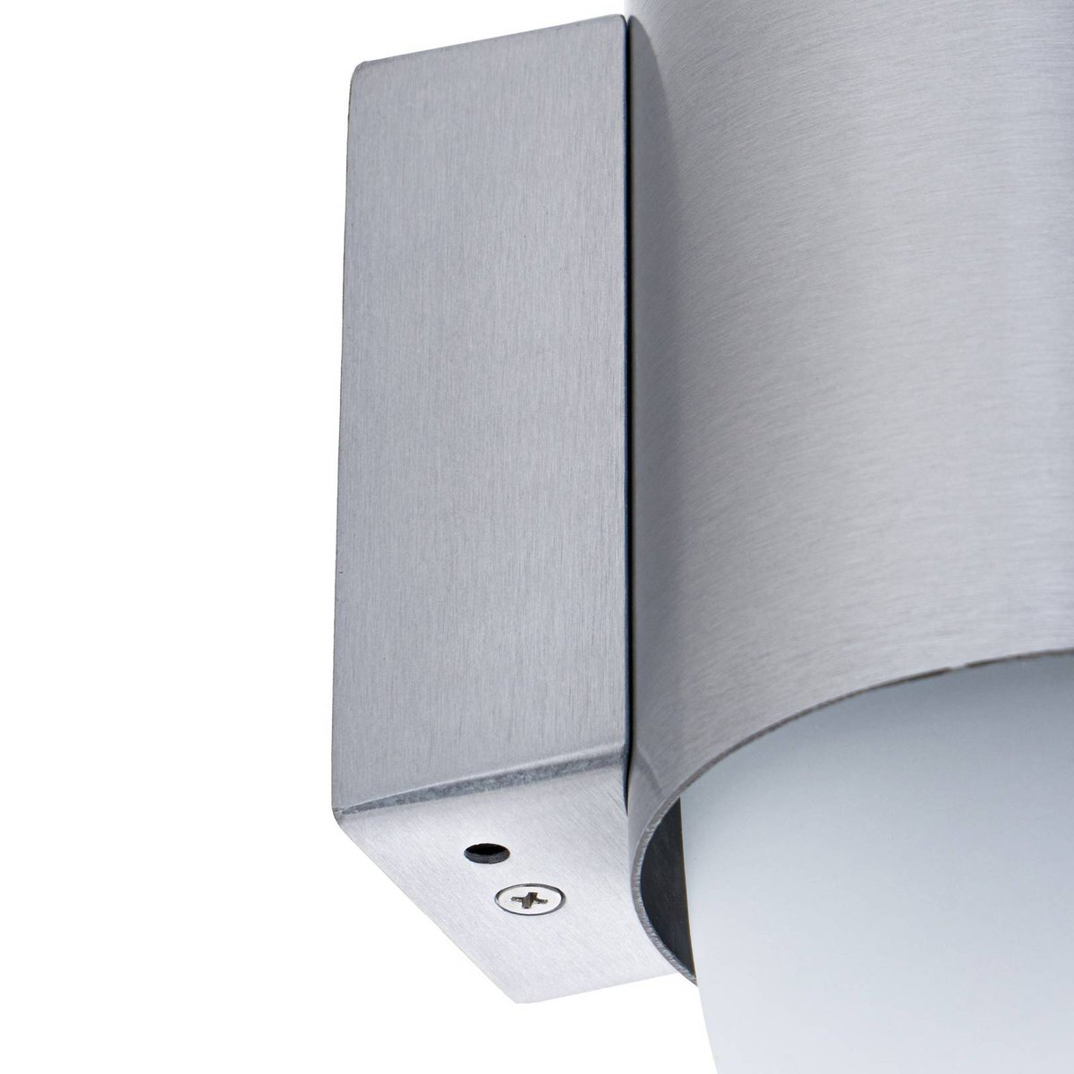 Applique extérieure en aluminium moderne aluminium, blanc, LINDBY